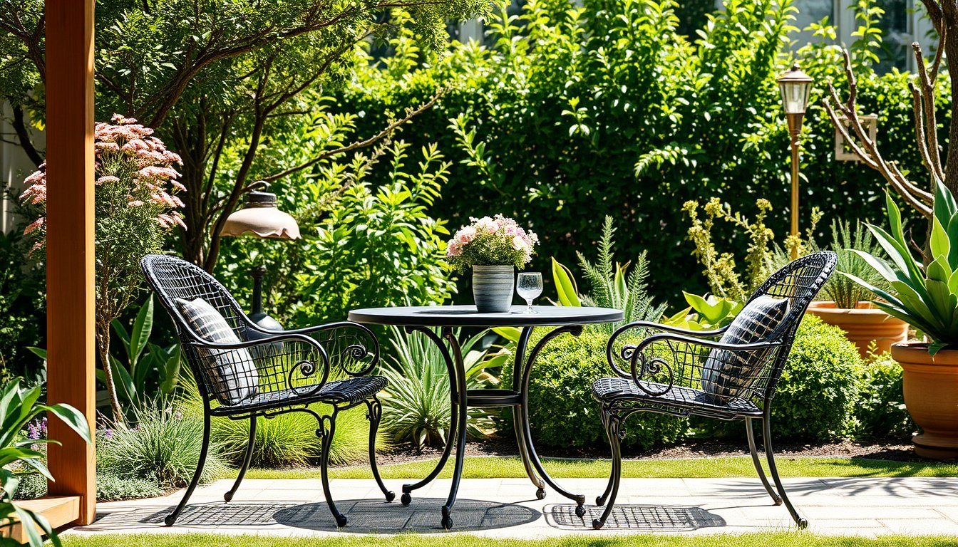 How To Clean Black Metal Outdoor Furniture