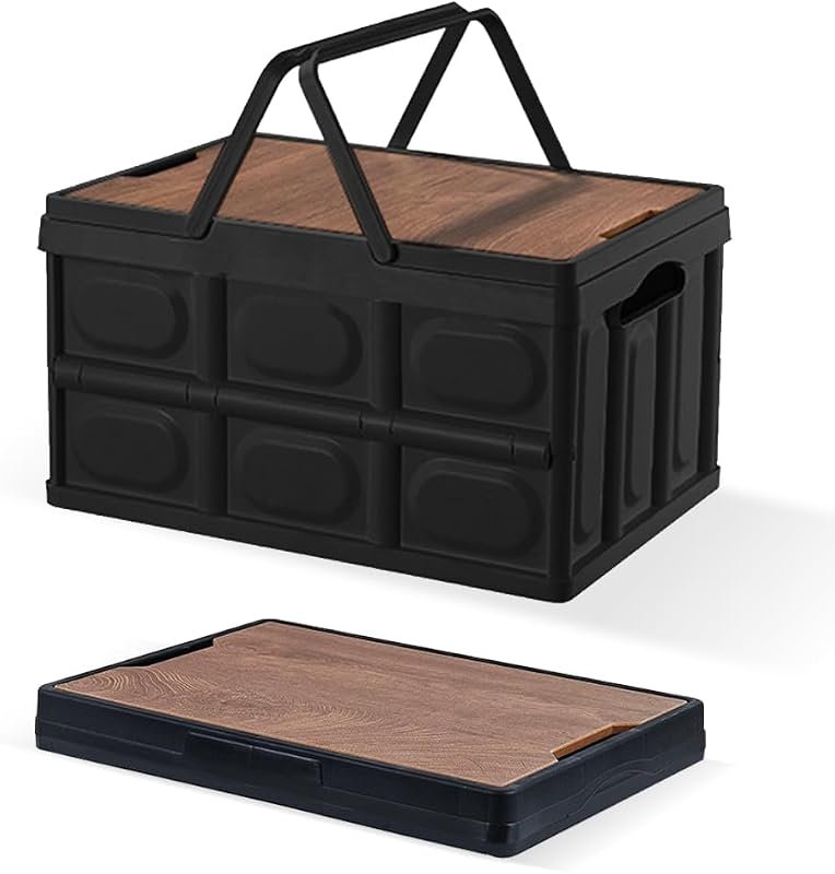 Collapsible 30L Plastic Storage Bin