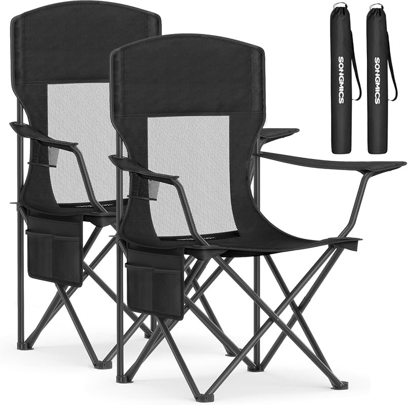 SONGMICS 2-Pack Breathable Camping Chairs