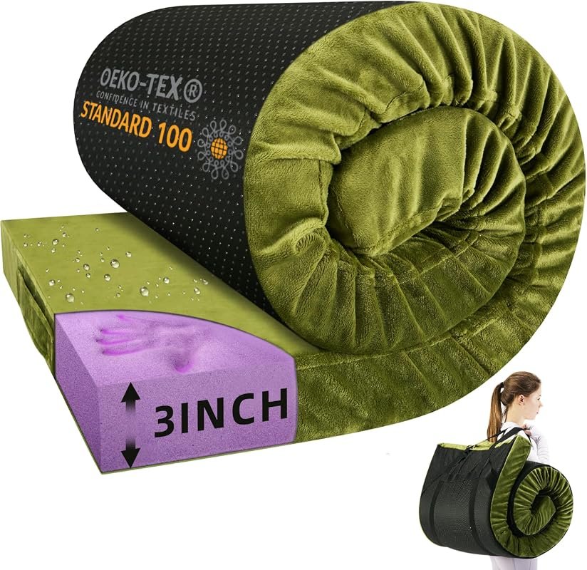 BDEUS 3-Inch Memory Foam Mattress
