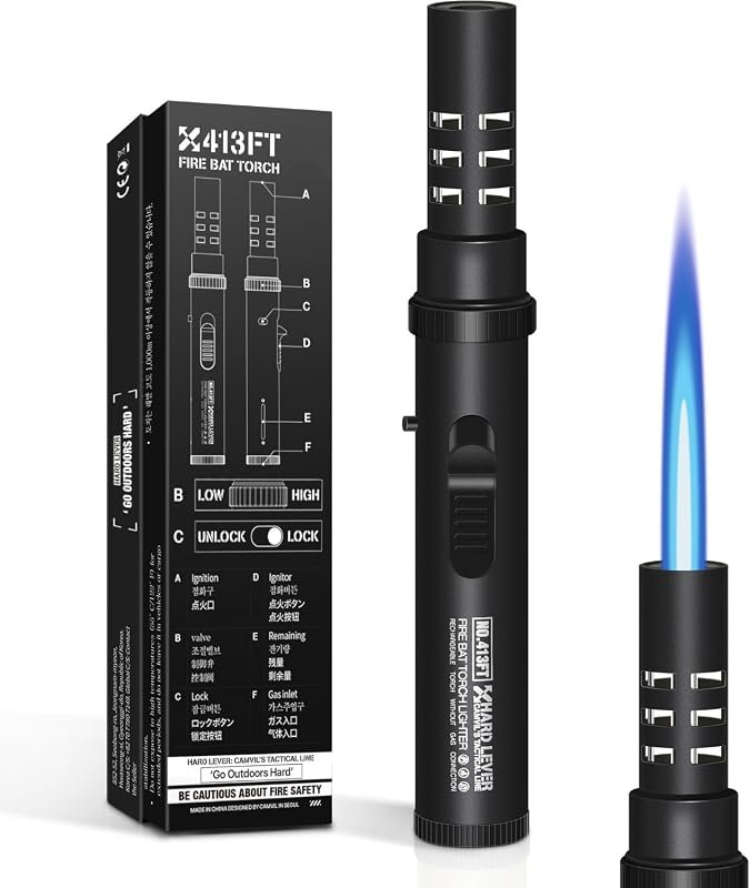 Camping Jet Flame Butane Torch Lighter