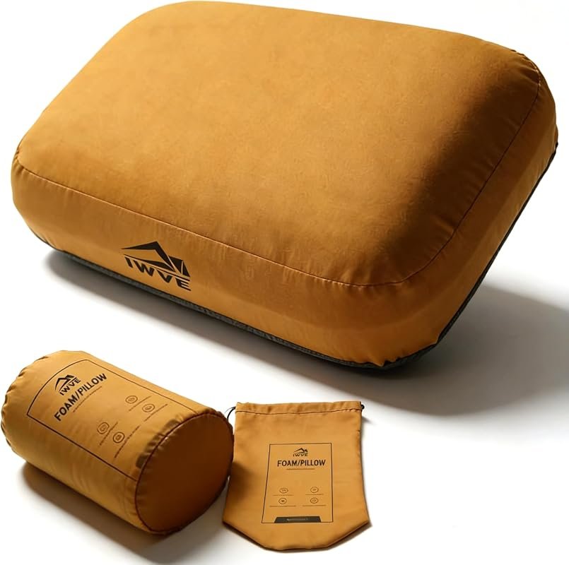 Thick Memory Foam Camping Pillow