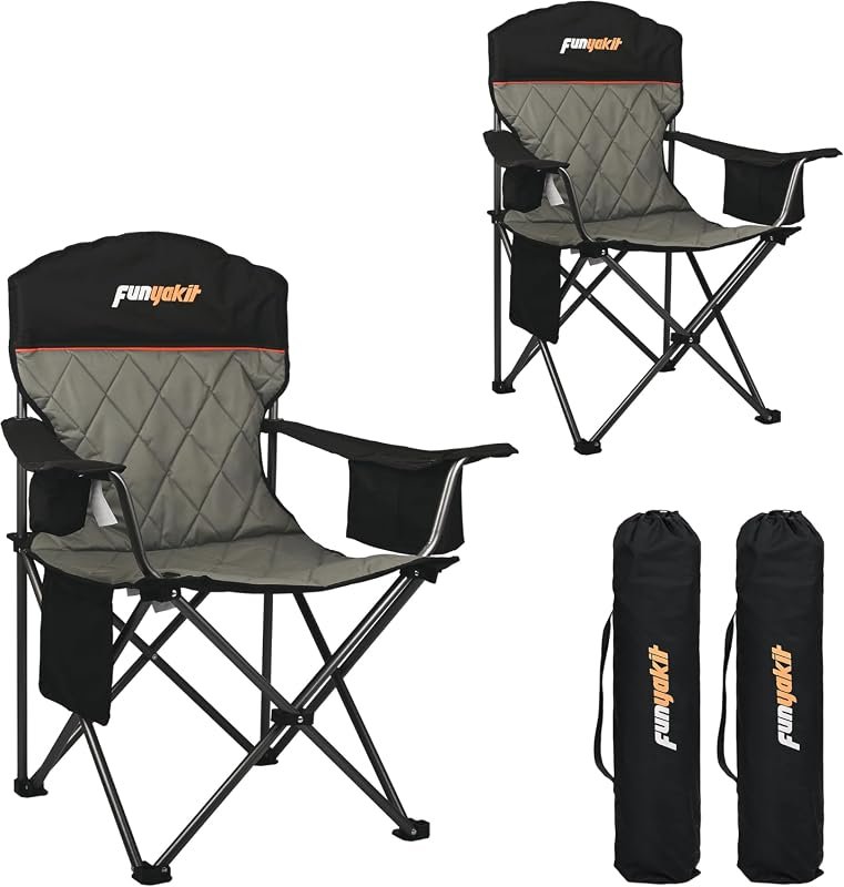 Padded Heavy Duty Folding Camping Chair