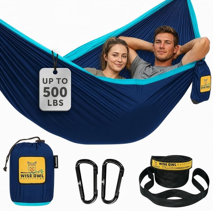 Wise Owl Outfitters Double Camping Hammock