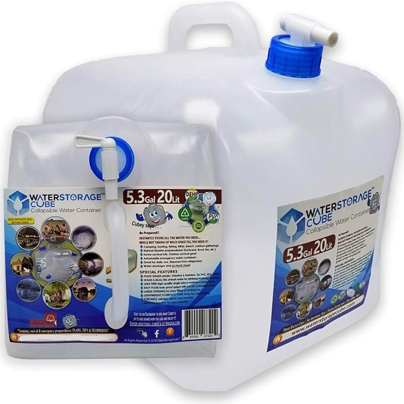 WaterStorageCube Collapsible Water Container