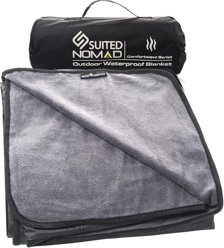 Extra Large Waterproof Fleece Stadium Blanket