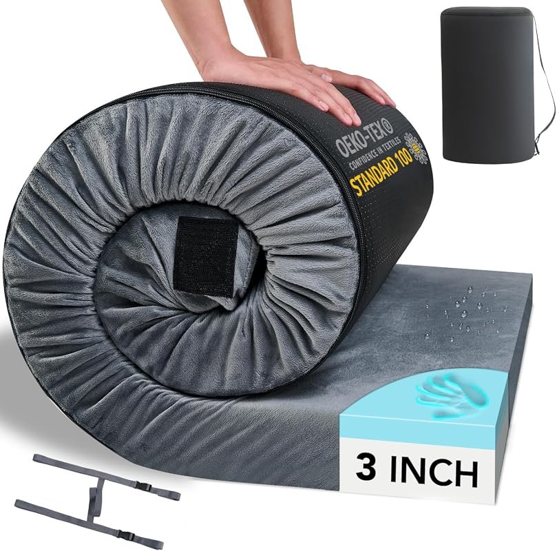 HomeMate Memory Foam Camping Mattress