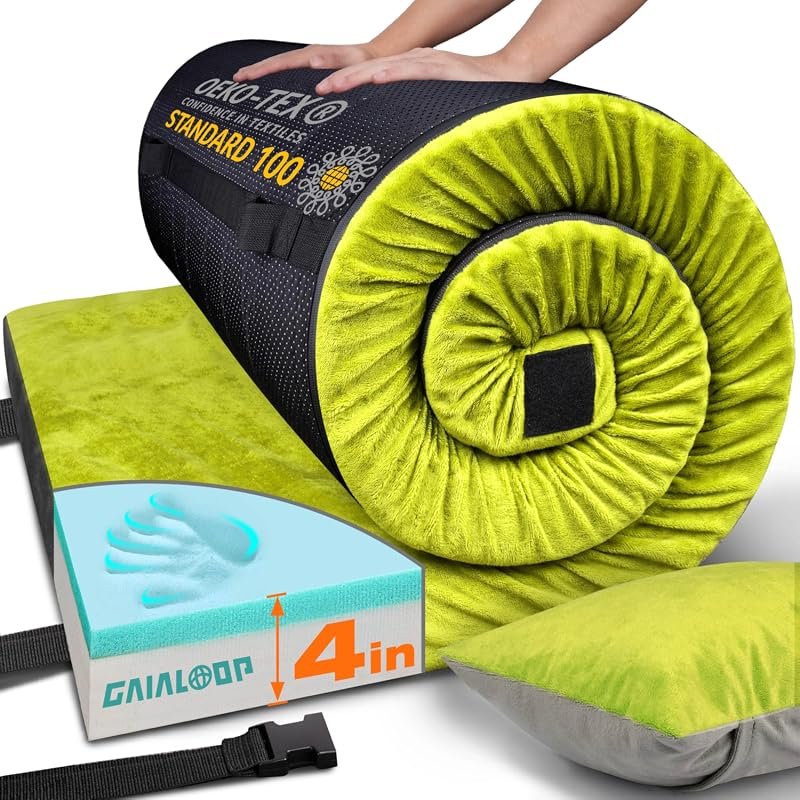 GAIALOOP 4-Inch Memory Foam Mattress