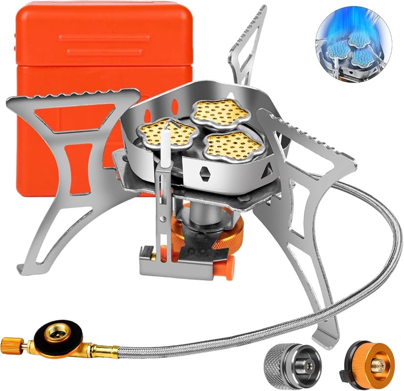 6800W Portable Camping Backpacking Stove