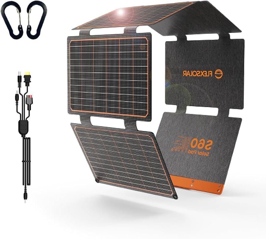 FlexSolar 60W Foldable Solar Panel