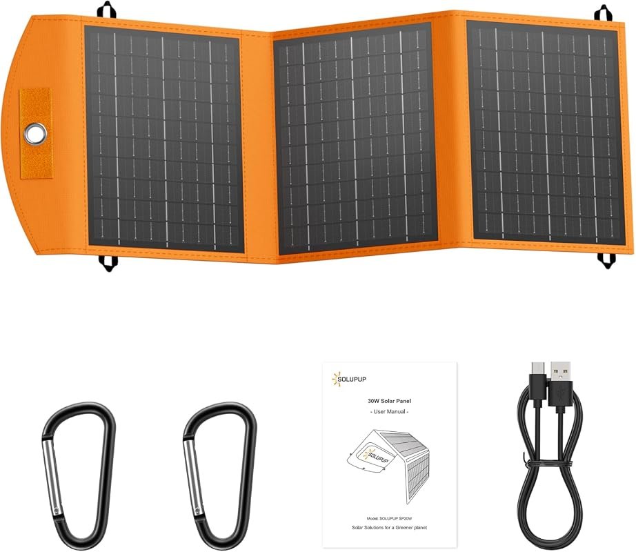 SOLUPUP 30W Portable Solar Charger