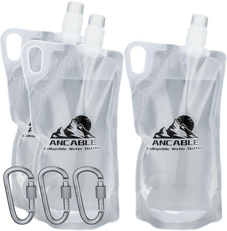 Ancable 33oz Collapsible Water Bottle