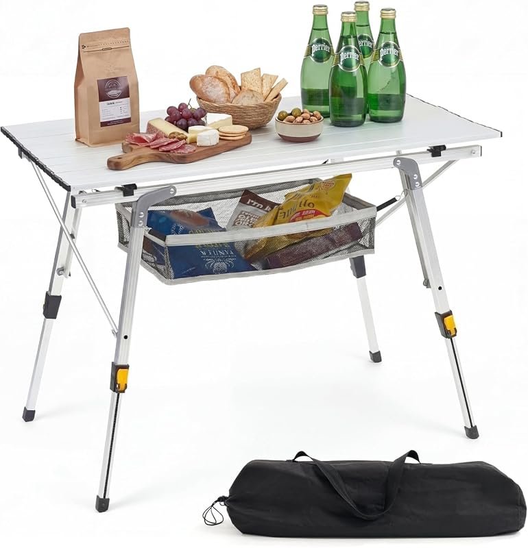 Camping Aluminum Roll-Up Folding Table