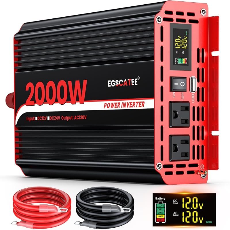 2000W Power Inverter LCD