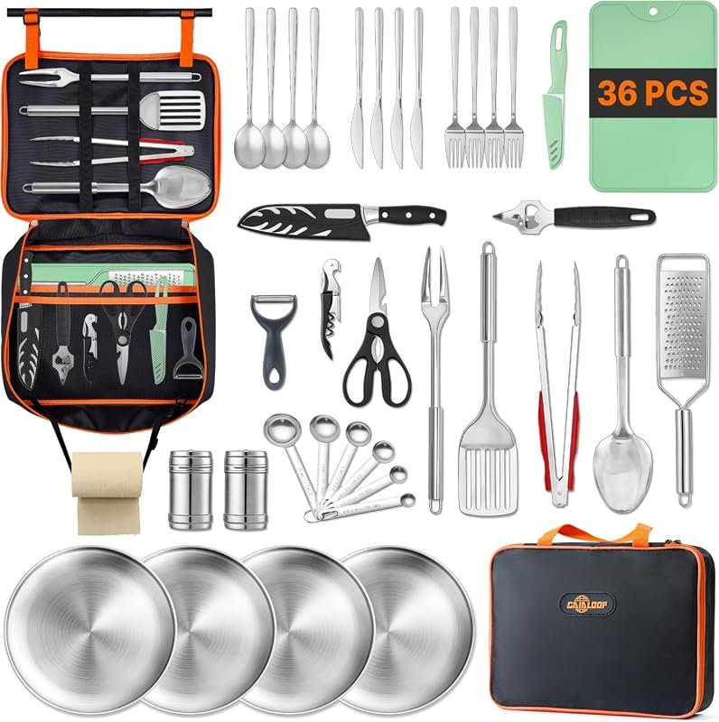 Gaialoop Portable Camping Utensil Set