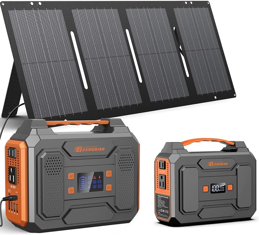 300W Portable Solar Generator
