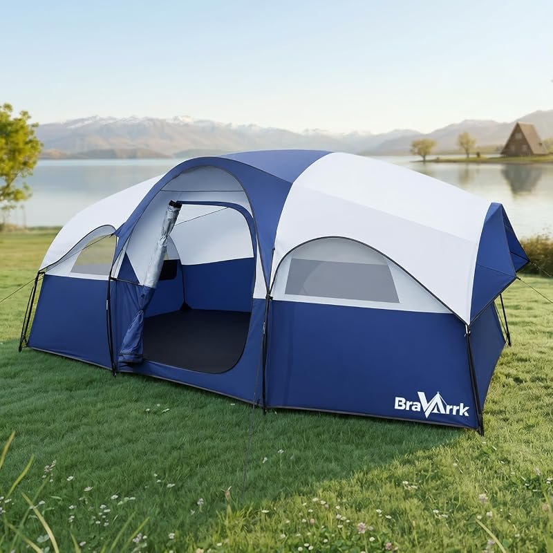 8-Person 3-Room Family Tent