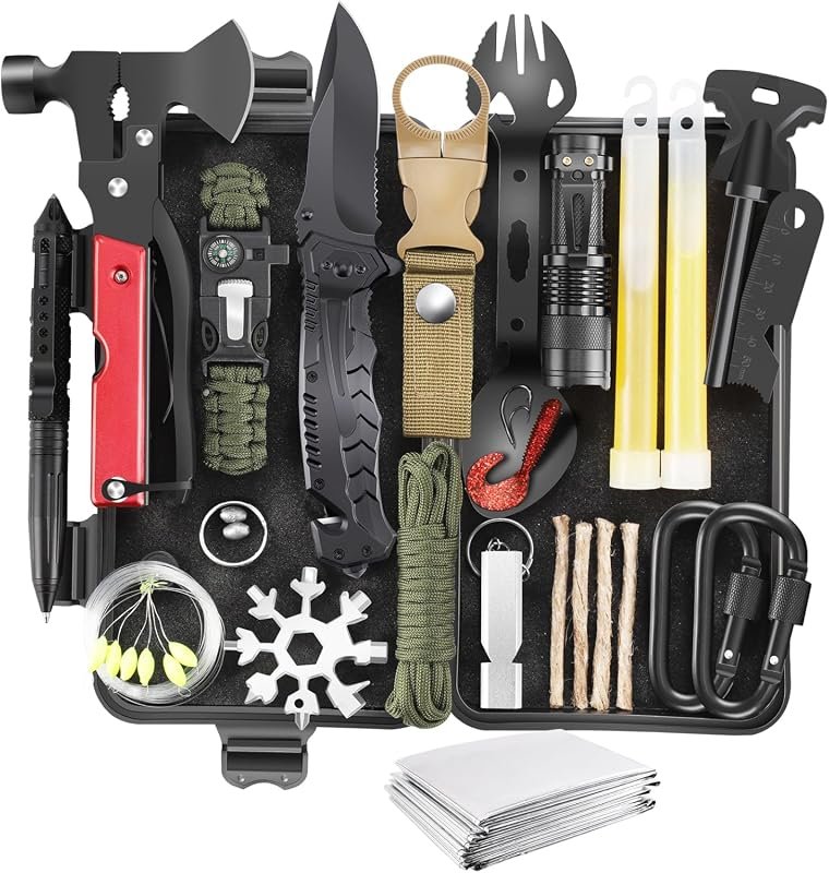 34-in-1 Tactical Survival Kit