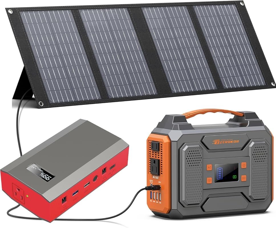 300W Portable Solar Generator