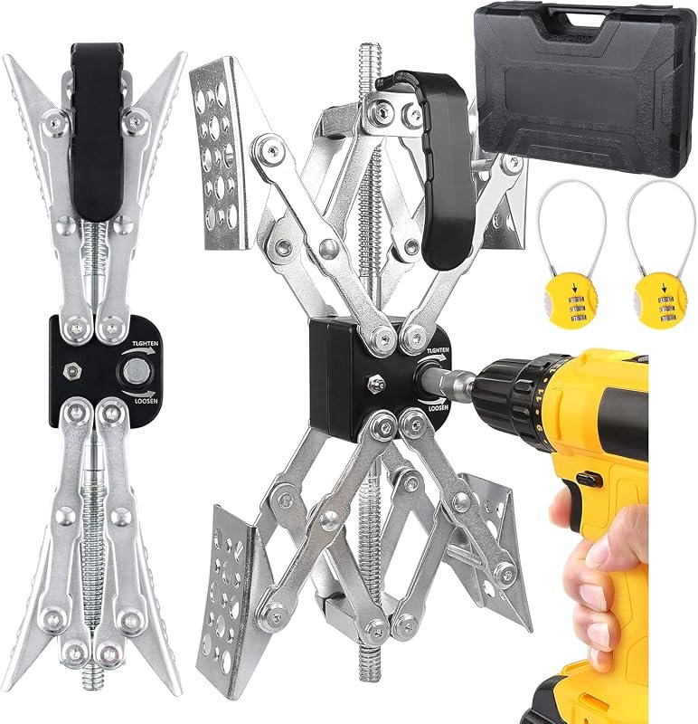 X-Shaped Dual Axle RV Wheel Stabilizer