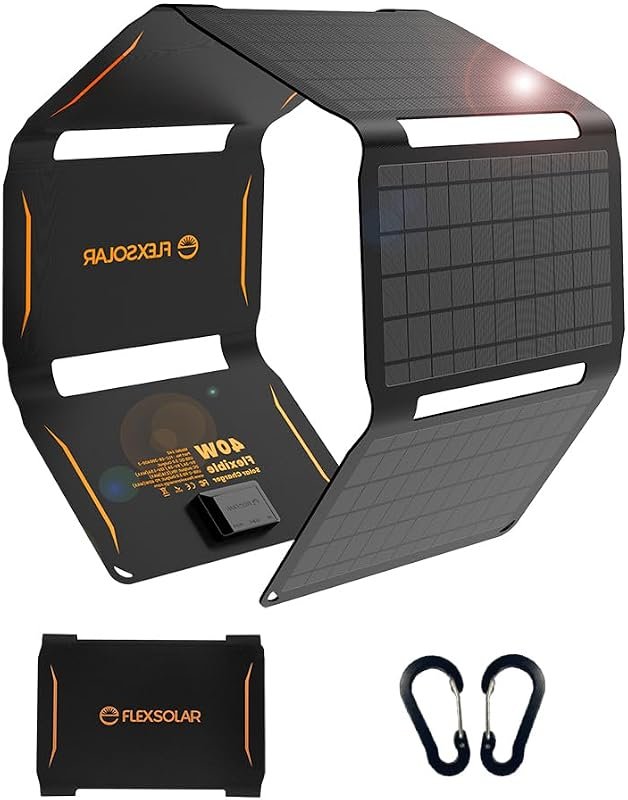FlexSolar 40W Foldable Solar Panel