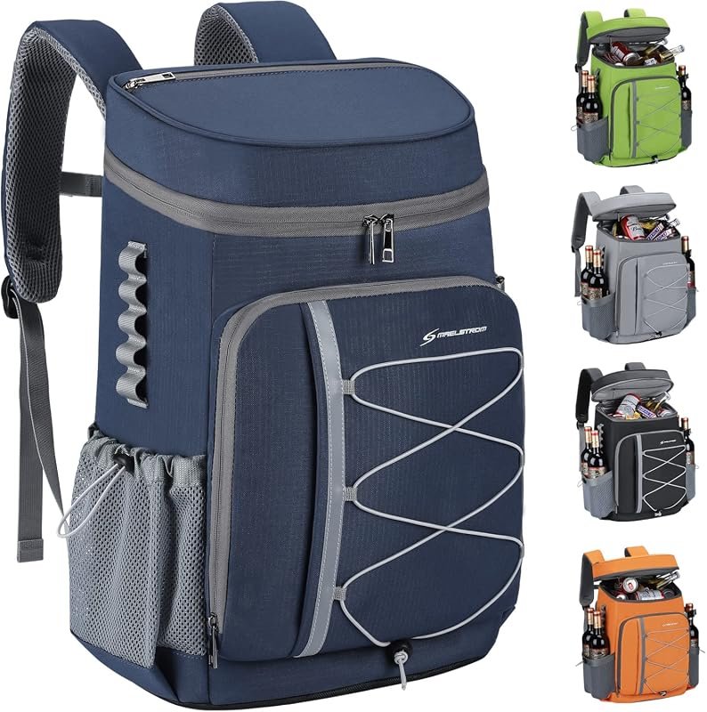 Maelstrom Leakproof Insulated Cooler Backpack, Soft Lunch Ice Bag Hold