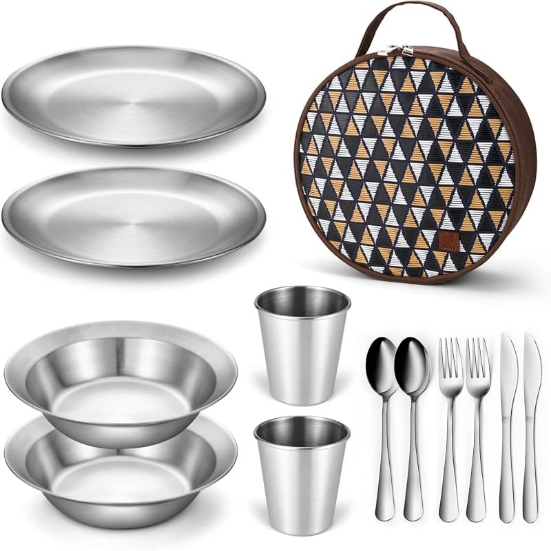 Odoland Stainless Steel Mess Kit