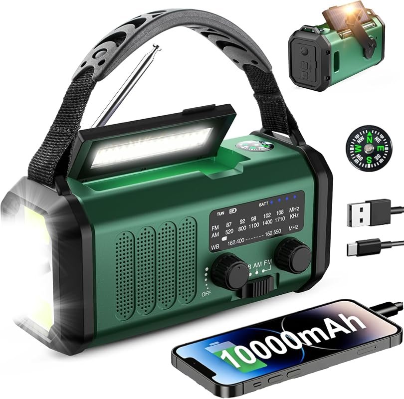 Leaton Hand Crank Emergency Radio