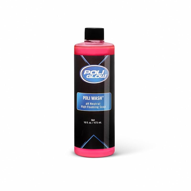 Poli Glow Poli Wash Concentrated Foaming Boat and RV Soap for Gel Coat