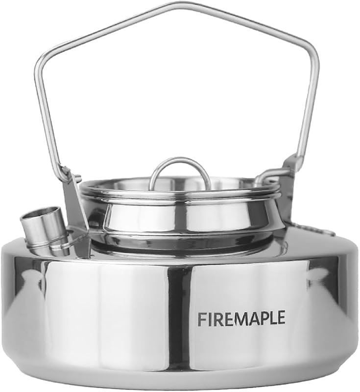 Fire-Maple Antarcti 0.6L Stainless Steel Camping Kettle, Durable Porta