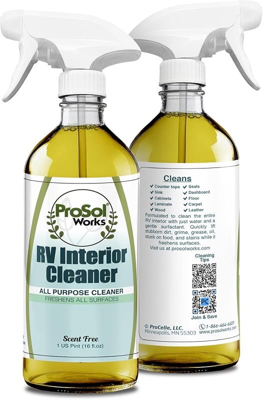 All-Purpose RV Interior Cleaner for Countertops, Flooring, and Upholst