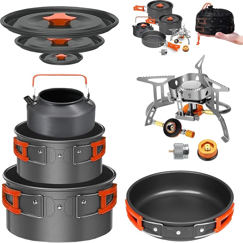 Smokey Camp Camping Cookware Mess Kit