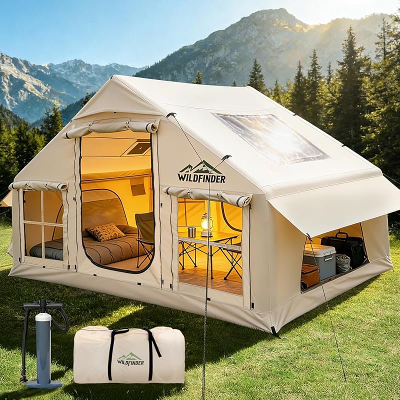 Inflatable Skylight Stove Jack Tent