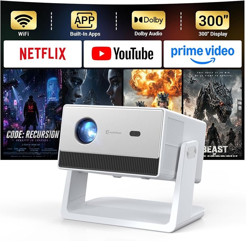 HAPPRUN 4K Decoding Projector
