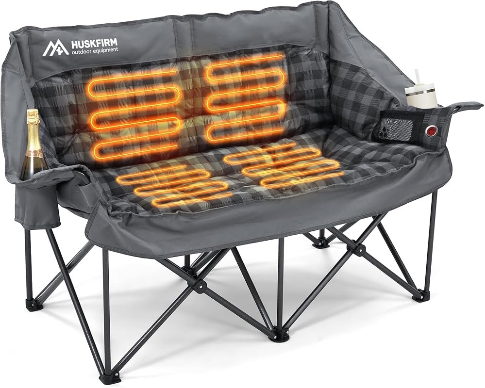 Huskfirm Heated Double Camping Chair