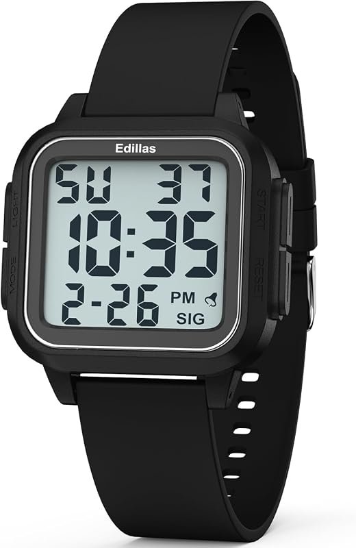 Edillas Square Digital Sport Watch
