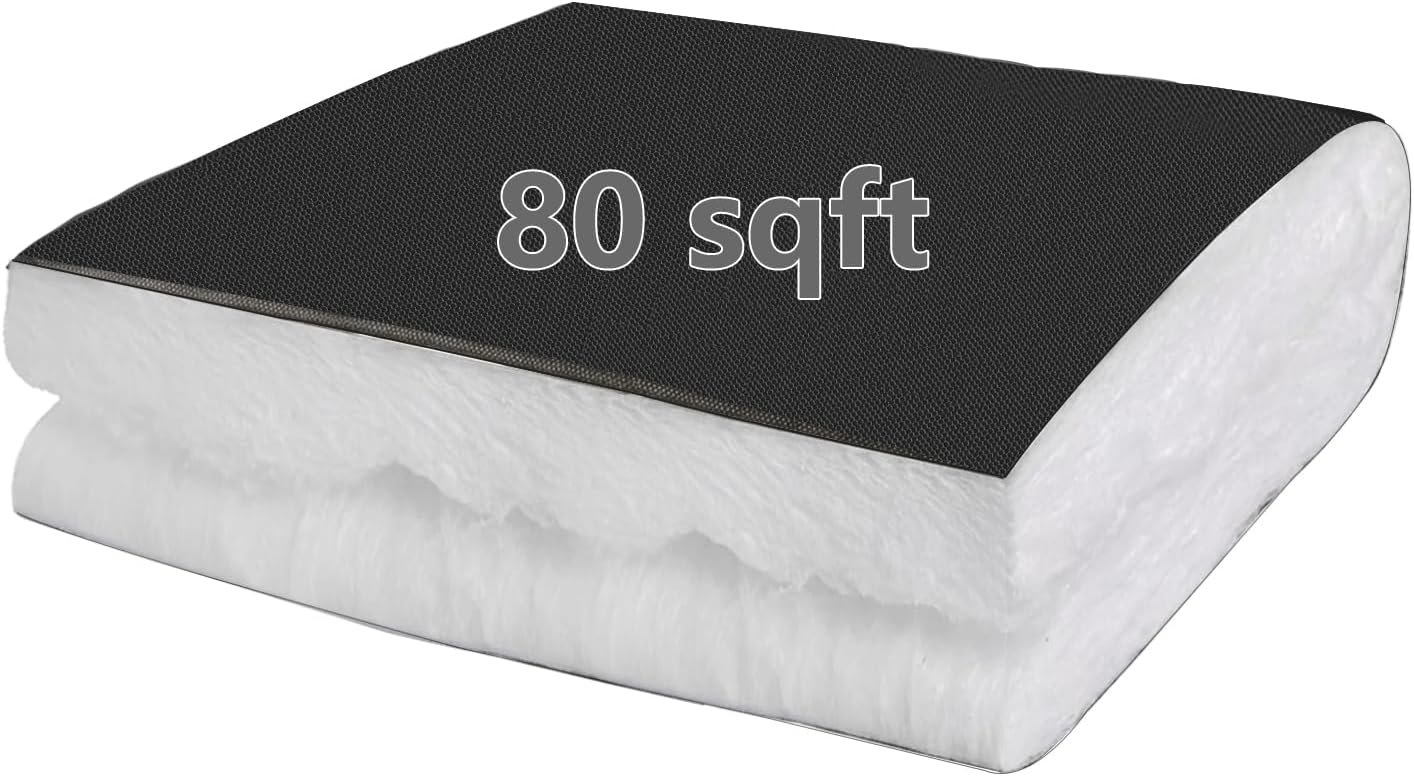 80 SQFT Automotive Camper Van Insulation Water-Resistant Thermal and S