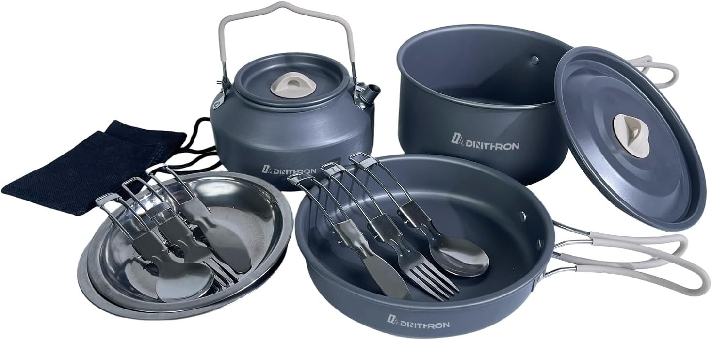 13-Piece Camping Cookware Set