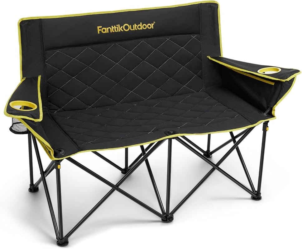 FanttikOutdoor Zeta L11 Duo Pro Folding Double Camping Chair, Heavy Du