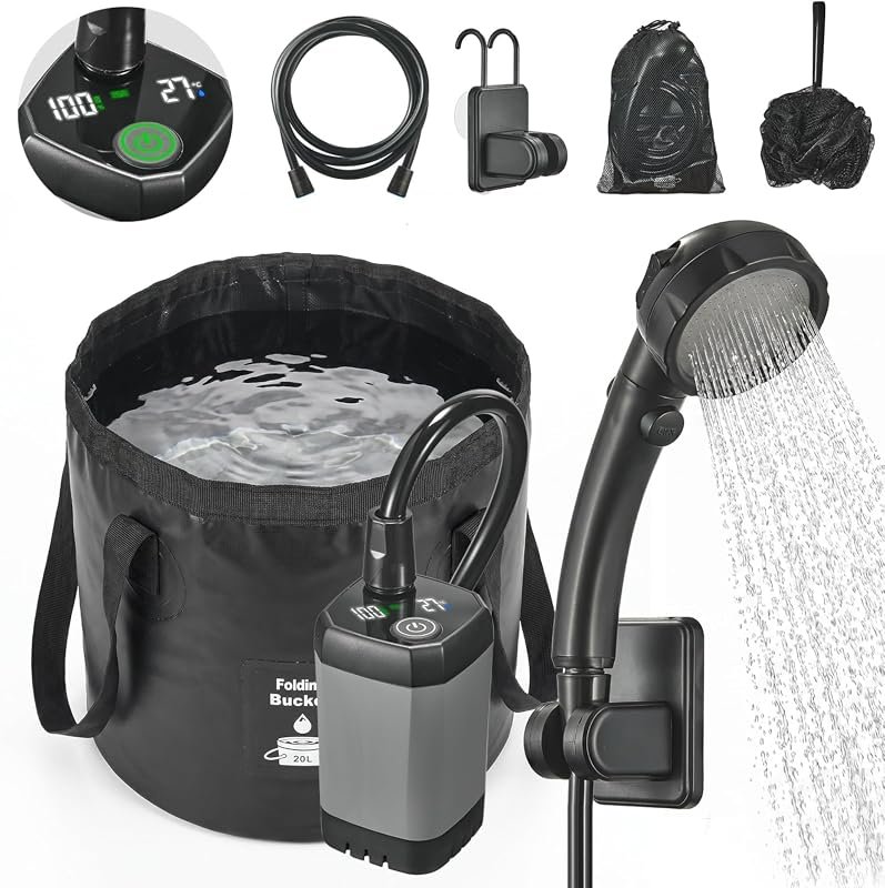 Portable Rechargeable Camping Shower Pump