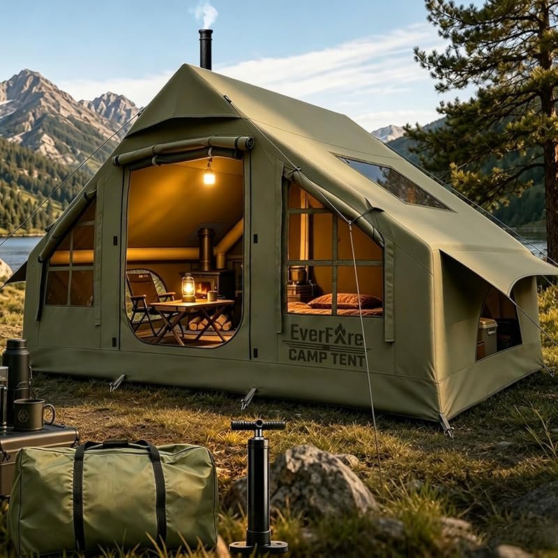 Inflatable 4-6 Person Cabin Tent
