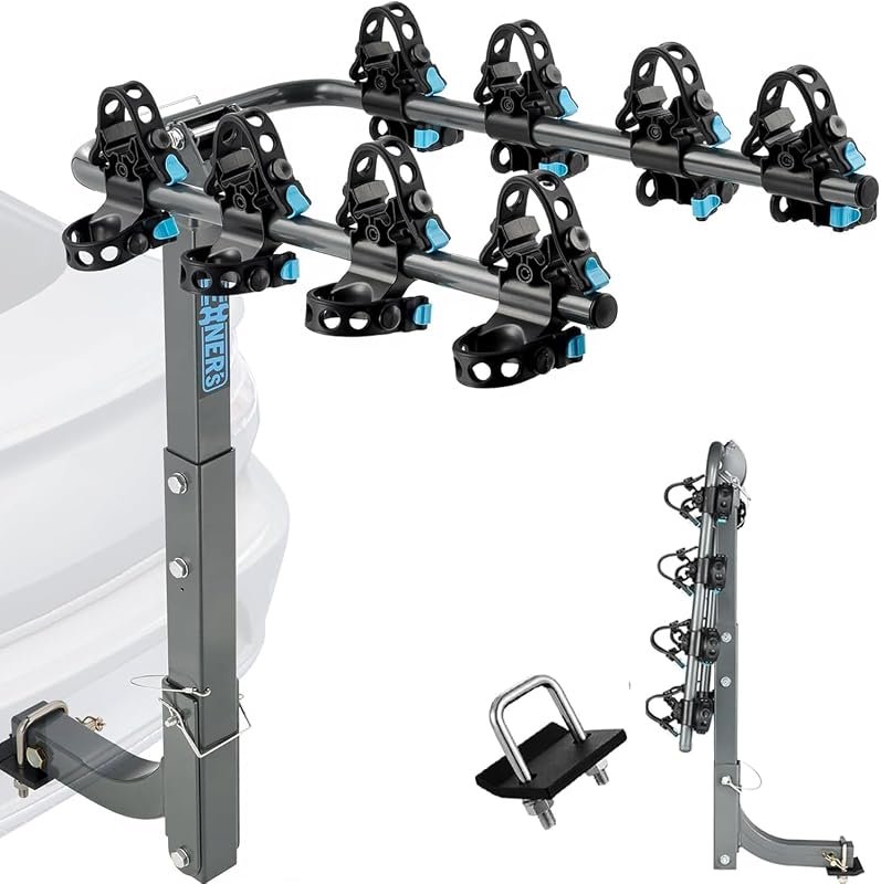 Premium 4-Bike Hitch Rack