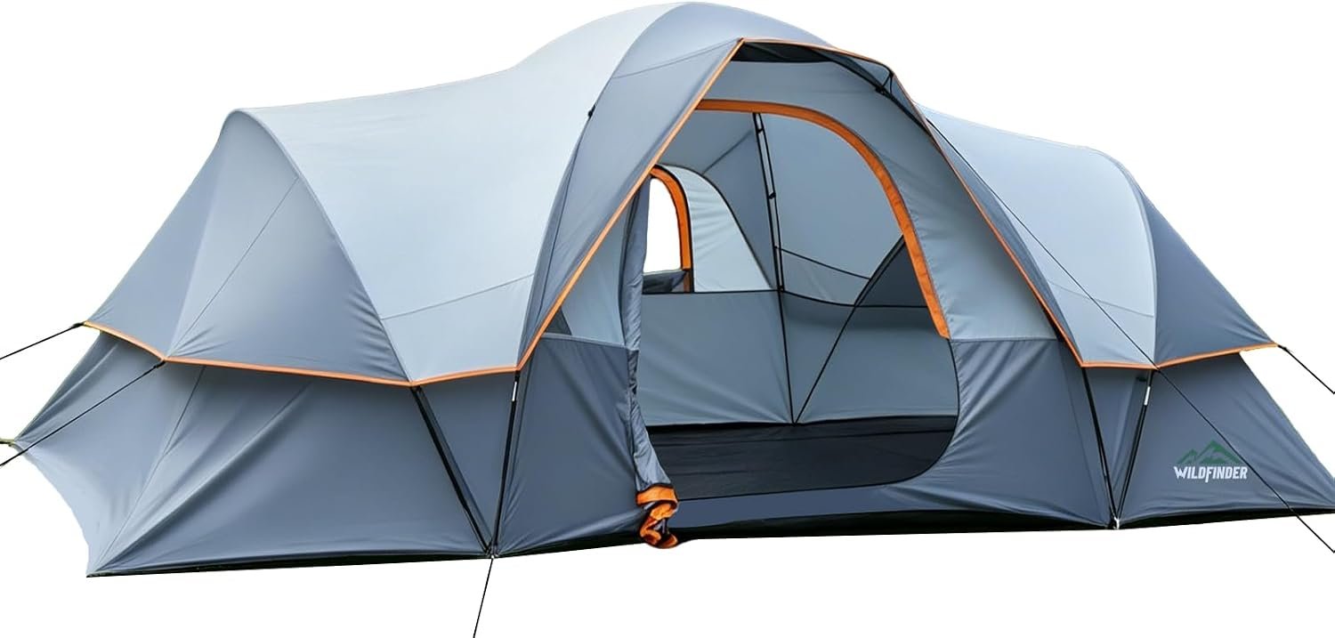 WildFinder 10-Person Family Camping Tent