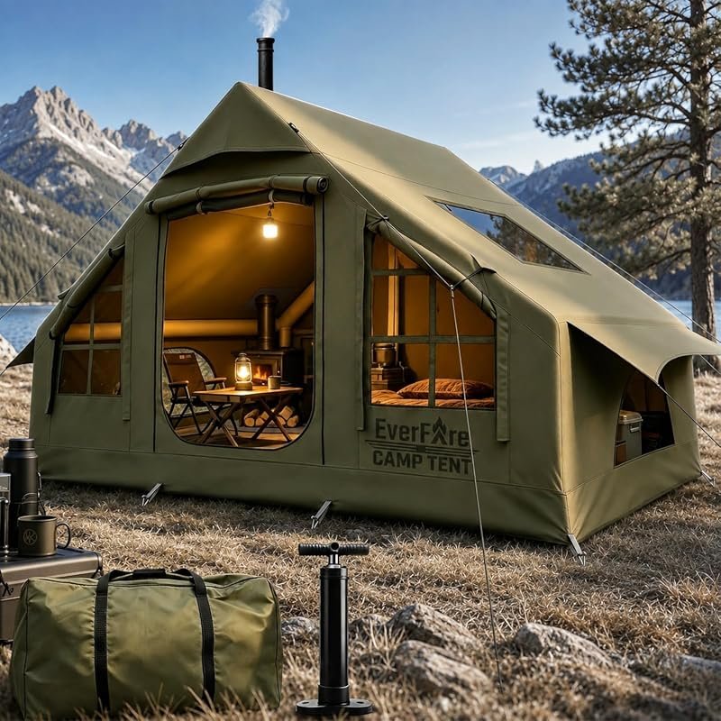 Inflatable 4-6 Person Camping Tent