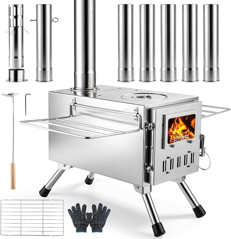 304 Steel Outdoor Tent Stove
