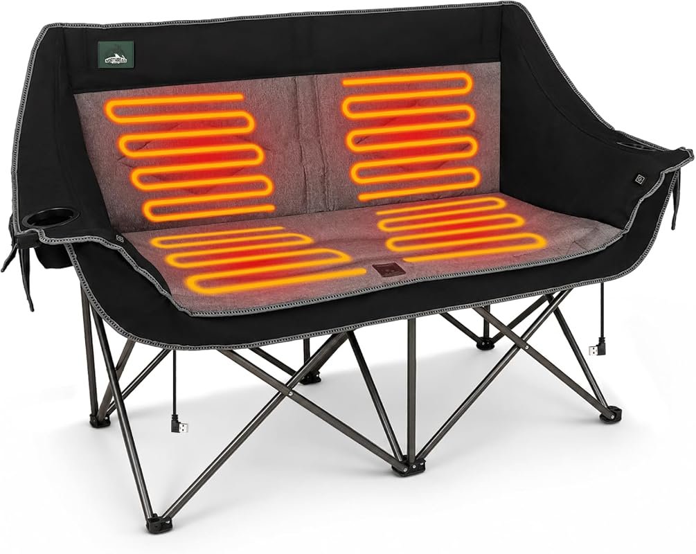 Northroad Heated Folding Loveseat Chair